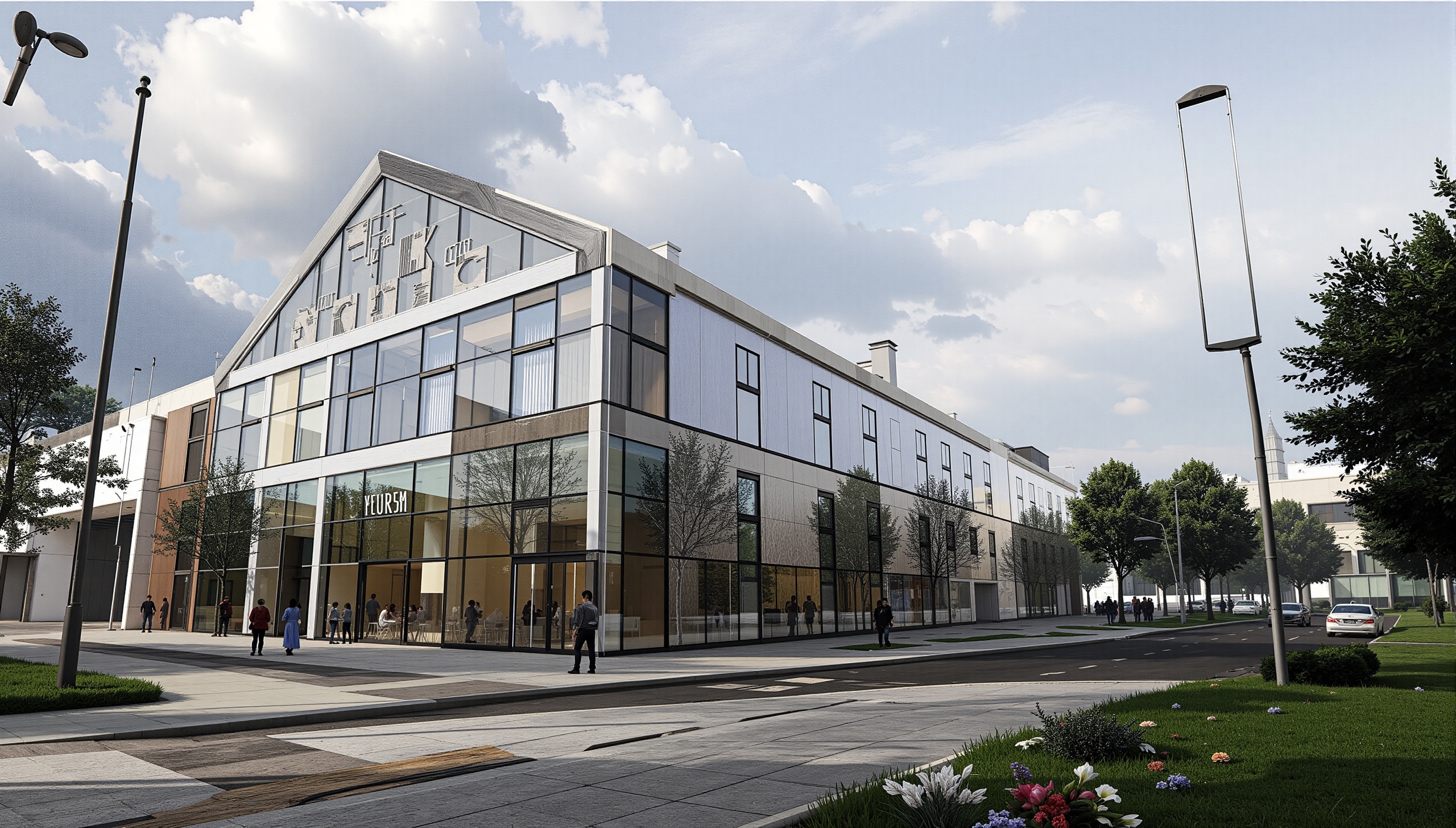 233047-Luxury cultural centre based in a renovated building, busy social life on the su